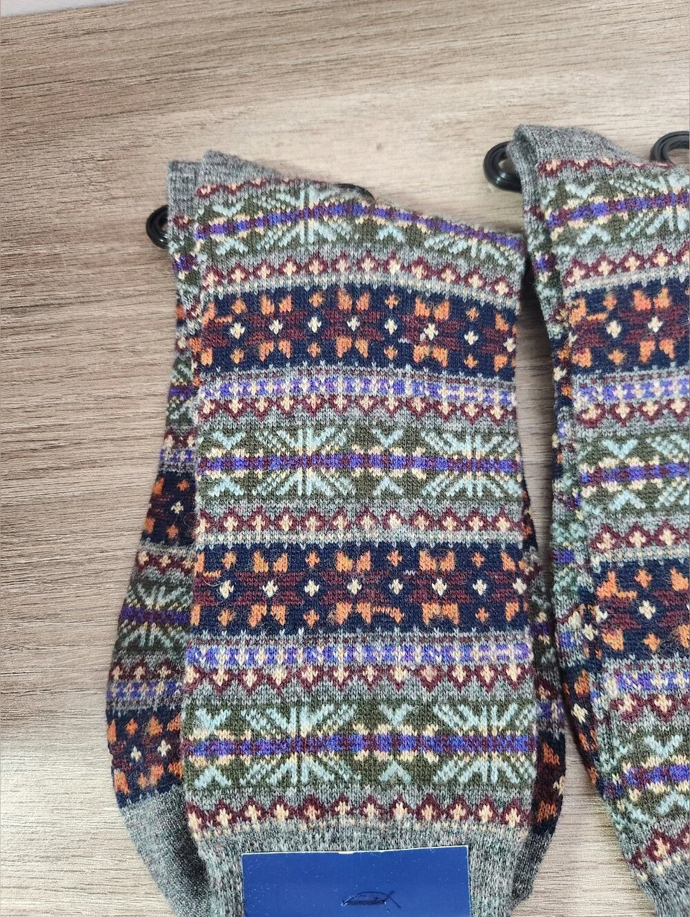 Polo Ralph Lauren Fair Isle Wool Blend Dress Socks